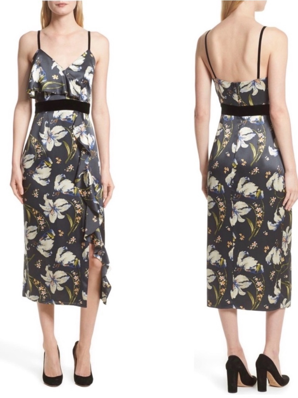 CINQ À SEPT Leena Floral Print Dress Size 2